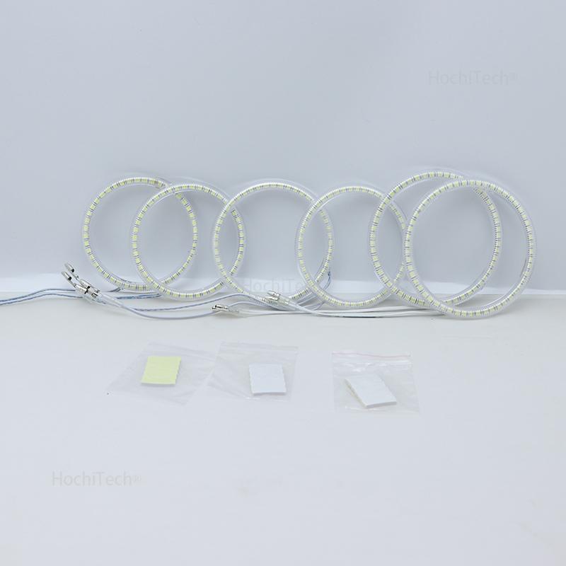 

6pcs Super Bright White Color 3528 SMD Led Angel Eyes kit daytime running light DRL for Alfa Romeo 159 2005-2011 Car Styling