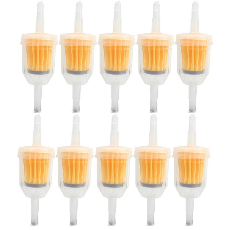 1-20pcs Universal Inline Gas Fuel Filter 6MM-8MM Car Gasoline Oil Filter Pipe for Small Engine Lawn Mower Motorcycle Accessories