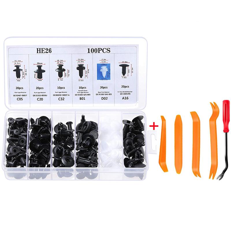 Car Hand Tool Set for Stereo DVD Player Removal Dashboard & Interior Plastic Trim Panel Disassembly Kit Auto Repair Tools