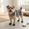 4PCS Breathable Non-slip Dog Shoes Waterproof Pet Paw Protector Soft Pet Knitted Socks  Walking