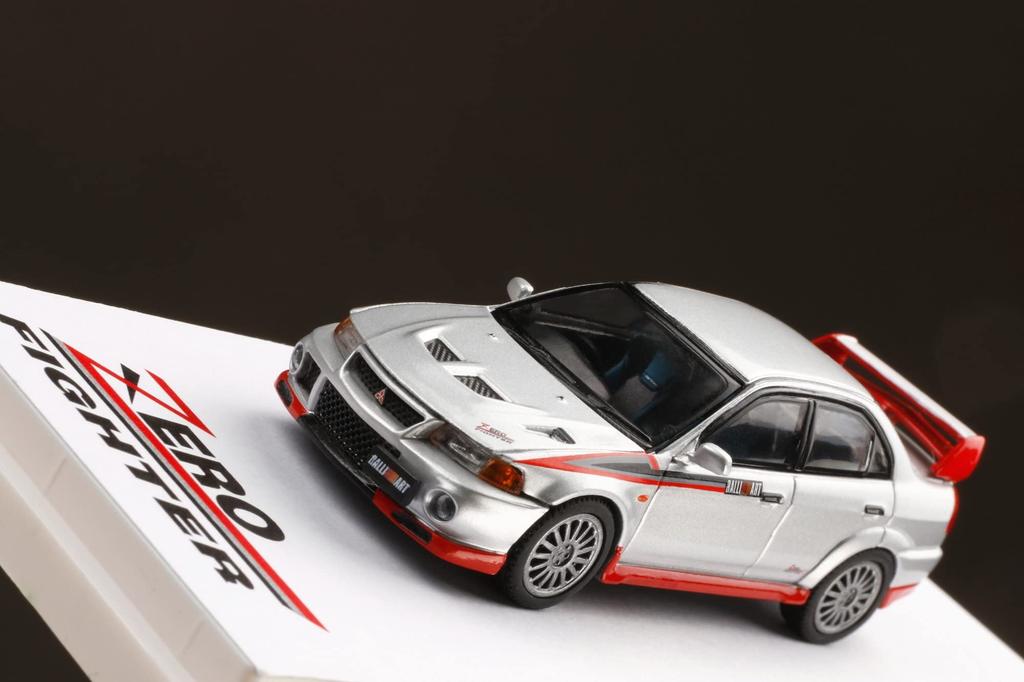 Hobby JAPAN Mitsubishi Lancer GSR EVOLUTION 6 Zero Fighter Coloring Silver Finished Model HJ641033DS 1/64 (CP9A)
