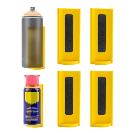 Magnetic Spray Can Holder Aerosol Spray Can Organizer with Magnets Wall Mounted Spray Can Organizer for Workspace Toolbox Garage