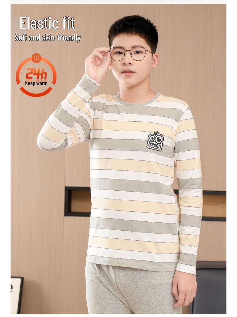 Teen Plus-Size Lycra Cotton Underwear & Pajama Set for Boys and Girls
