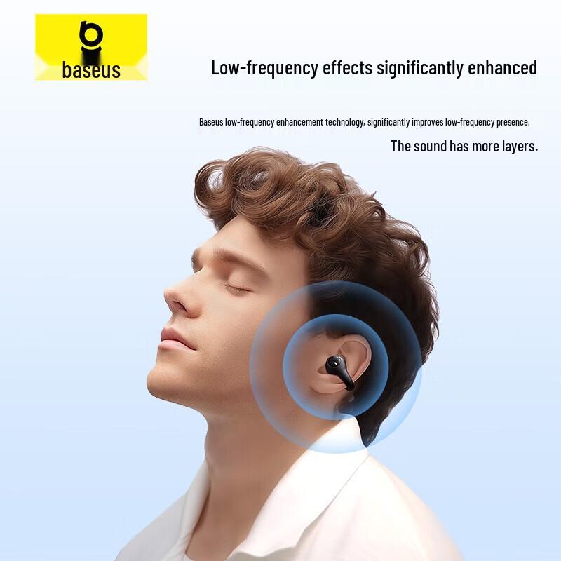 Baseus AS01 Open-Ear Bluetooth Ear Clip Headphones