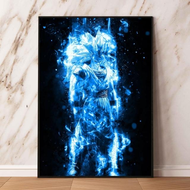 Toile imprimée Dragon Ball Carot moderne maison salon cadeau de noël classique sticker mural haute