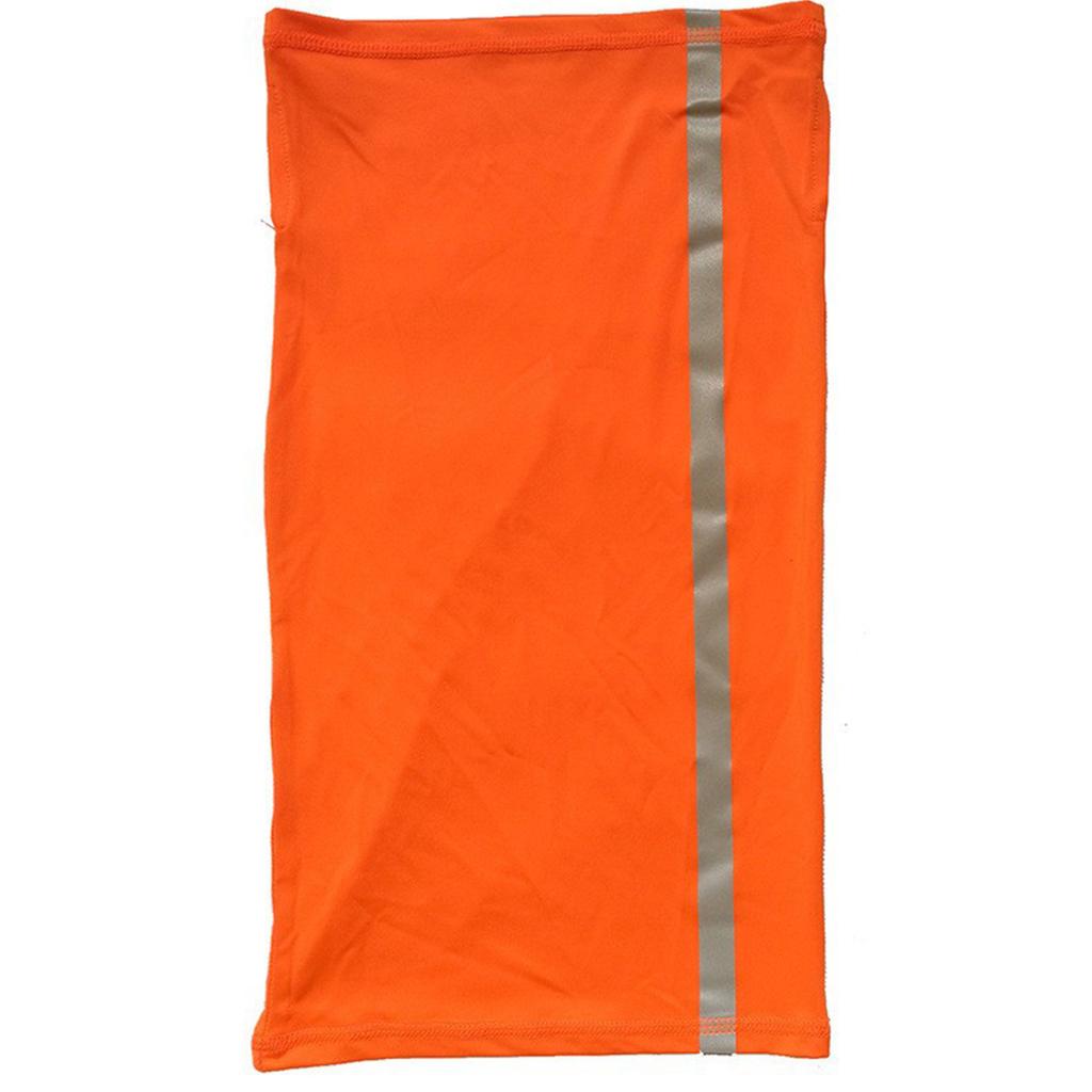 Comfortable Reflective Neck Scarf Soft Cotton Neckerchief Unisex Sport Scarf for Sun Protecting and Outdoor Event