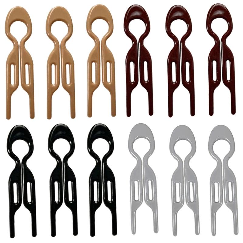 

12PCS Elegant U Shape Twist Hair Pin Strong Hold Invisible Bun Pins Hairpin For Women Long Hair Styling Accessories 1