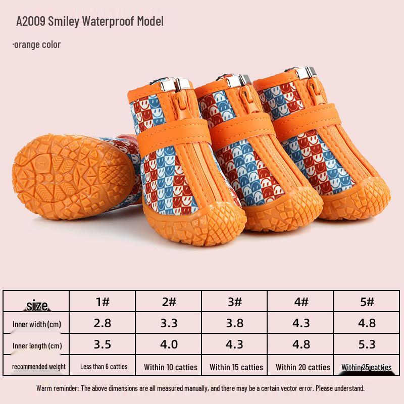 Breathable Non-slip Dog Shoes for Small Breeds