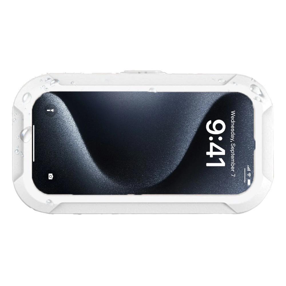 

360 Degrees Rotatable Shower Phone Holder Bathroom Phone Holder Watching TV While Taking A Shower белый