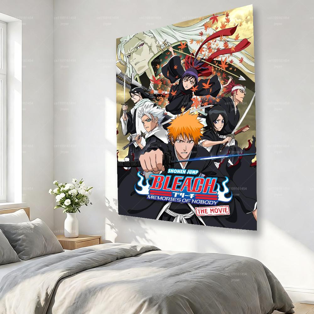 Lucky Star Anime Tapestry Flat Print Wall Art Hanging Indoor Outdoor Decor for Study Bedroom Dorm Porch Trendy Cartoon Room