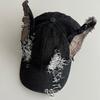 3D Hundeohren Baseballkappe für Erwachsene Unisex Herbst Frühling Schirmmütze Outdoor Sonnenkappen Lässig Used Hiphop Tanzhut