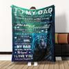 Gift For Dad Blanket Multi-Purpose Printed Blanket Cover Blanket Living Room Decoration Flannel Father'S Day Blanket