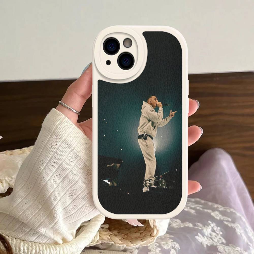 Rapper B-BENY JR Leather Phone Case For iphone 16 15 14 Plus 13 12 11 Pro Max Case iphone XS