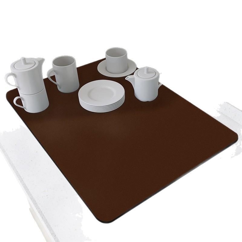 

Nordic Minimalist Heat-Resistant Non-Slip Desk Mat - Solid Color, Absorbent Kitchen & Restaurant Draining Mat 30x40cm (diatomaceous earth non-slip base)