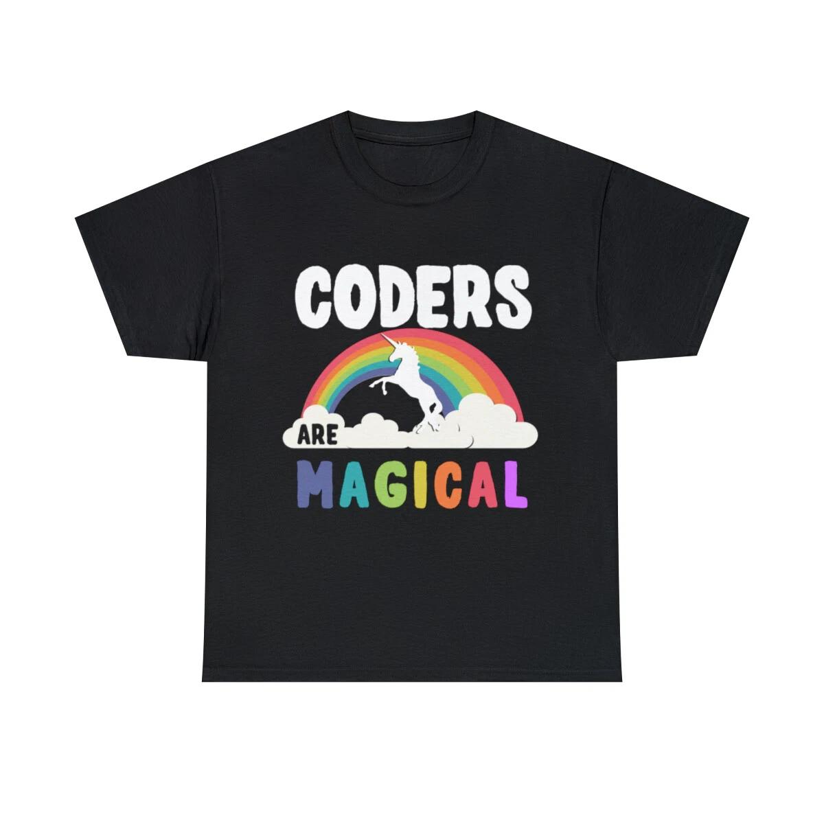 

Coders Are Magical Graphic Tee Shirt, S-5XL XL