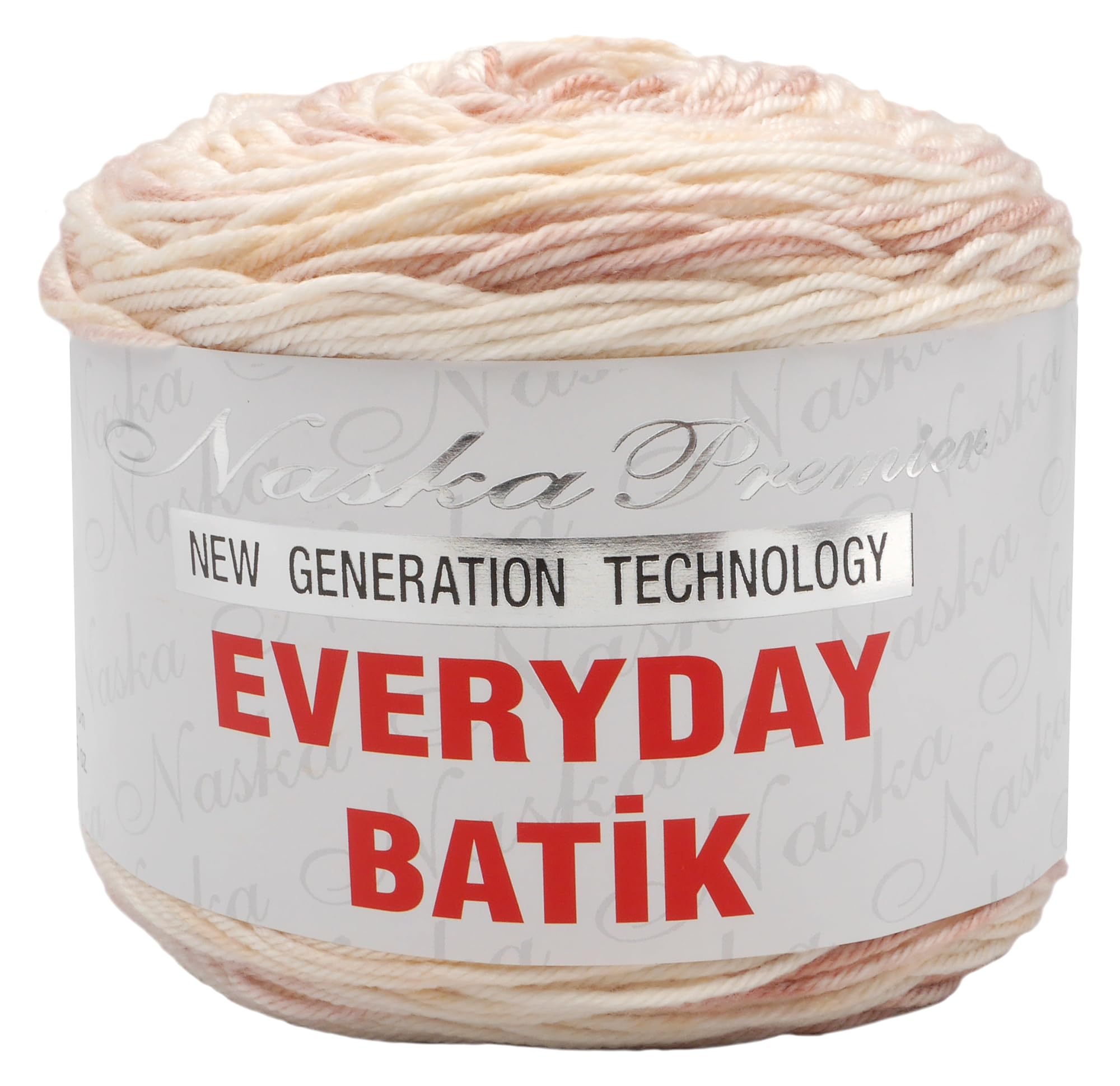 

NASKA Everyday Batik Hand Knitting Medium Gradient 140g Pack of Yarn, Weight, COL.215, Dyed, Approx. (350m), 3, N-110