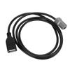 USB samičí kabelový adaptér pro autorádio CD přehrávač MP3 MP4 Audio převodní kabel Náhrada pro Mazdu