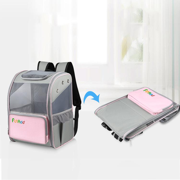 Pet Outing Shoulder Bag 1PC Cat Crossbody Shoulder Breathable Portable Tote Folding Transparent Large Capacity Pet Accessories