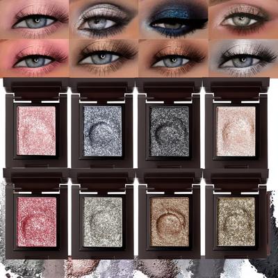 High-gloss Eyeshadow Makeup Single-color Eyeshadow Palette Eye Makeup Palette Multi-purpose Makeup Eyeshadow Mashed Potatoes Fine