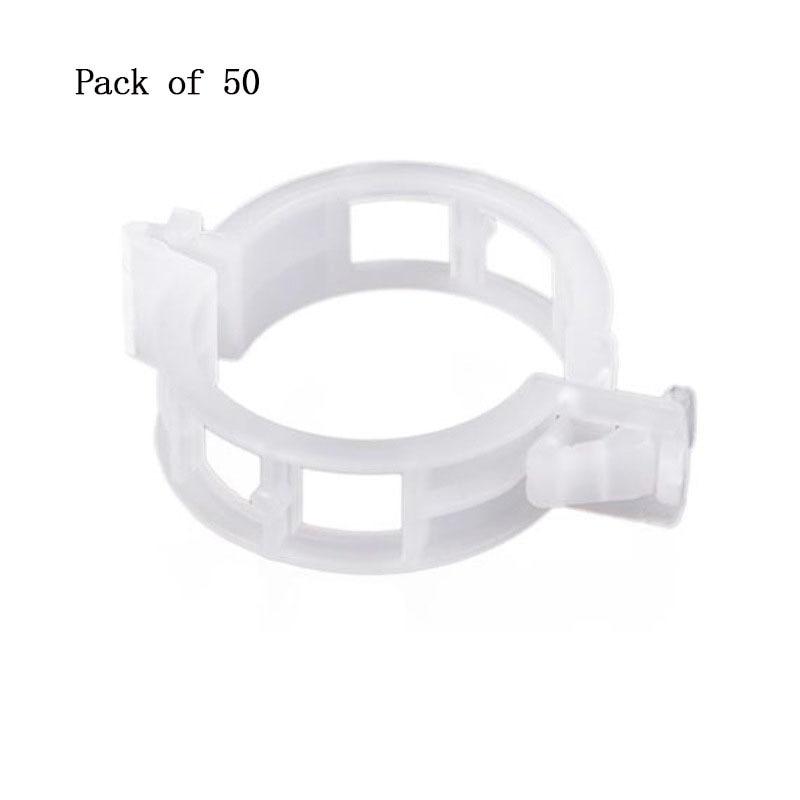 50pcs Plant Support Clips,Garden Support Clips Garden Clips, GrapeVine,Tomato Vine Vegetables Plants Trellis Clips To Grow Upri