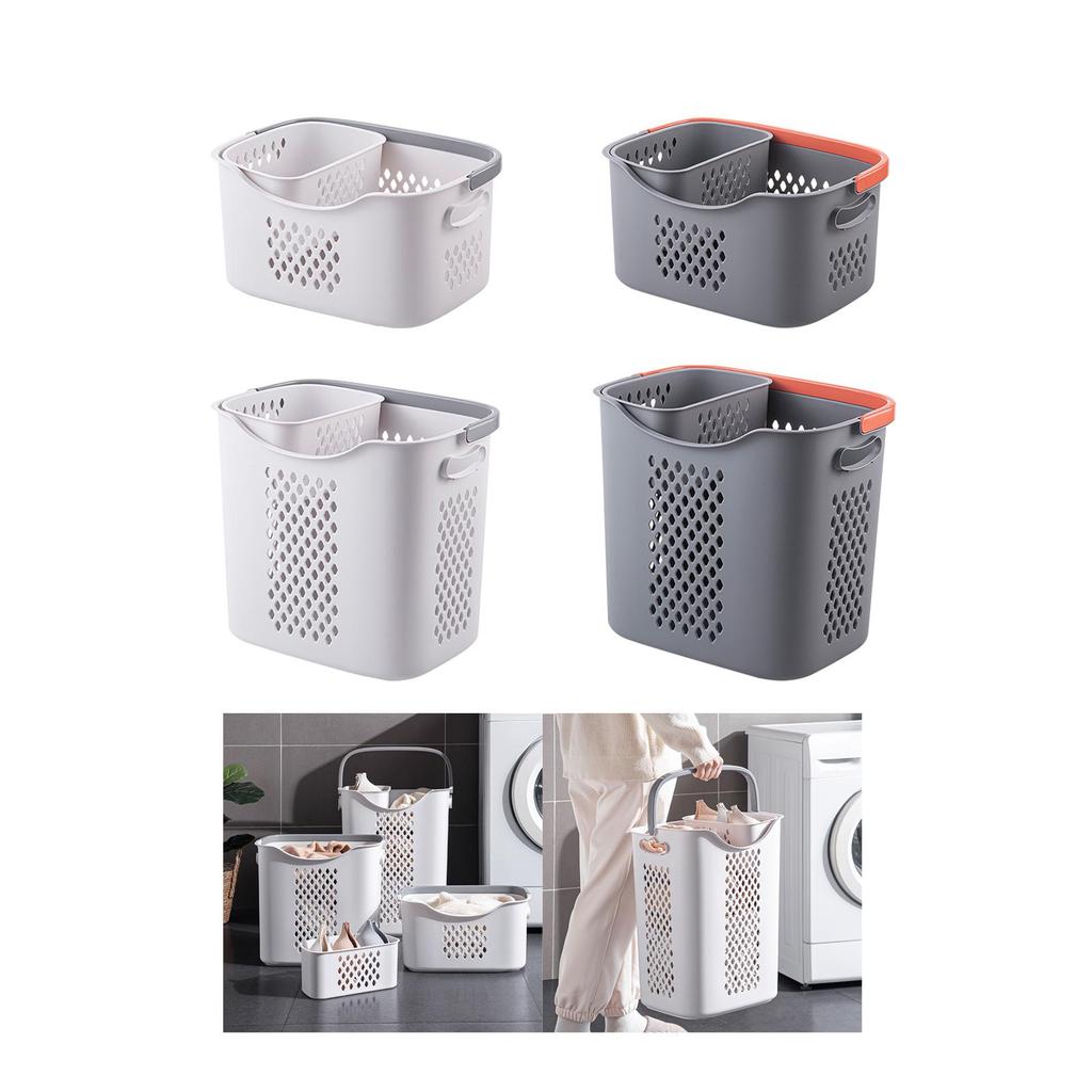 Portable Laundry Basket Dirty Clothes Storage Basket for Toilet Bed Sheets