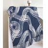 Cashmere feel autumn and winter line printing scarf European and American women's imitation cashmere scarf shawl