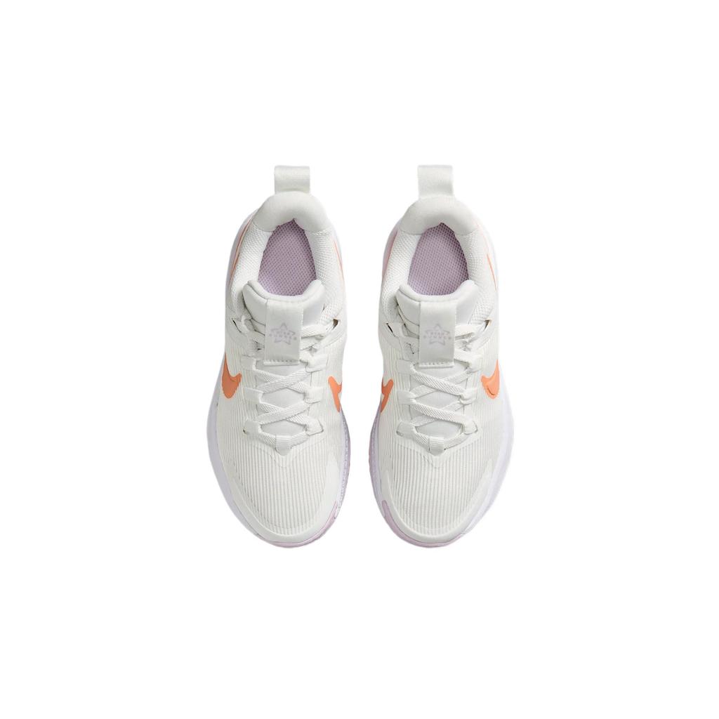 Nike Star Runner 4 PS Summit White Apricot Agate Kids Sneakers Cream Black DX7614-104
