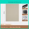 Shower Foldable Waterproof Curtain Soft Door Curtain Set For Home Bathroom Decor
