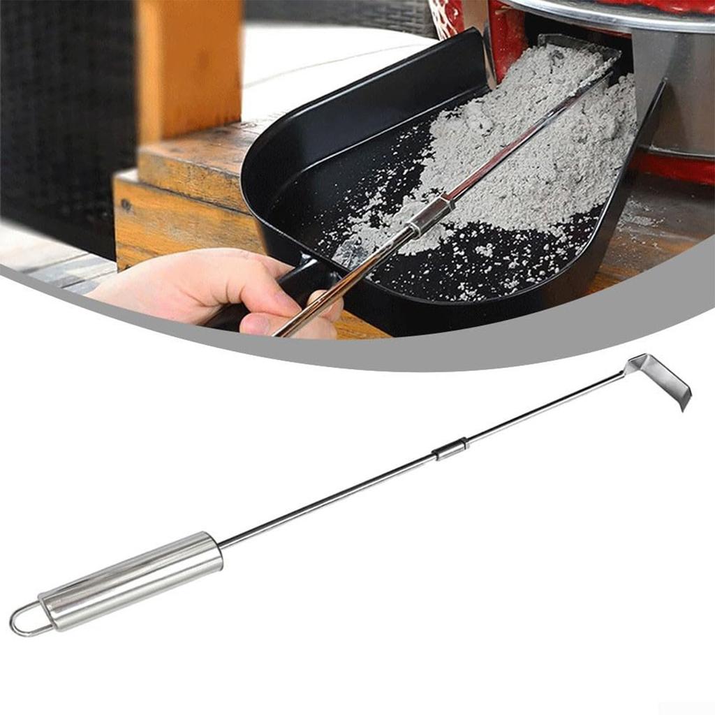 Paslanmaz Çelik Odun Yakan Izgara Kül Tırmığı Barbekü Kurum Temizleme Aracı Kamado Joe Kömür Izgarası İçin