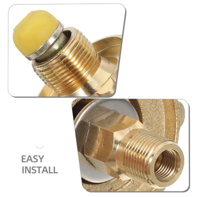 Outdoor Gas Canister Adapter For Picnics Stove Converts Between Cartridge And Triangles Gas With Pressure Regulation