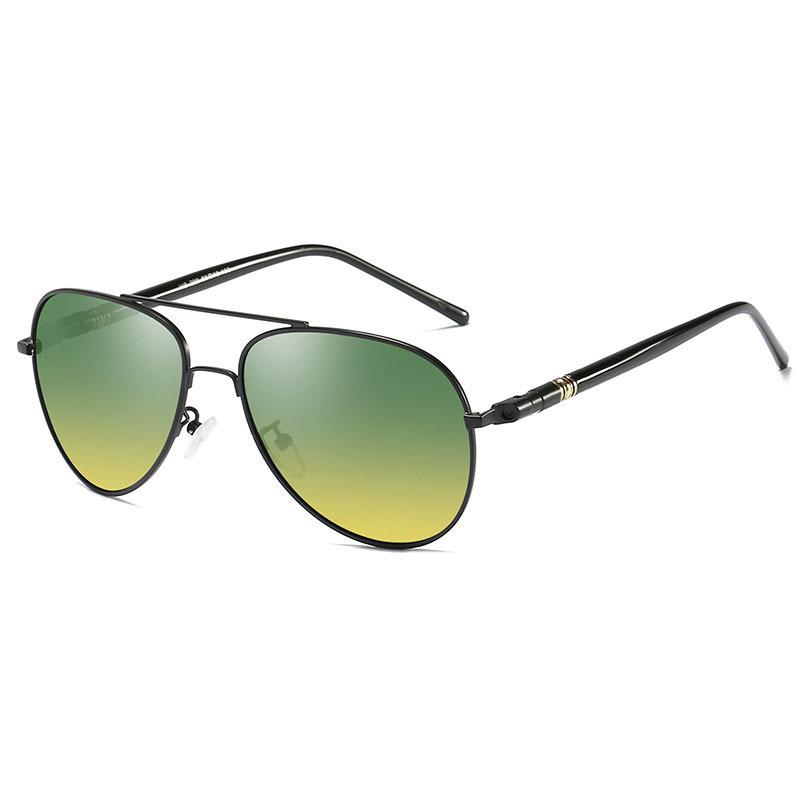 X209 Polarized Photochromic Day & Night Dual-Use Frog Eye Driving Sunglasses