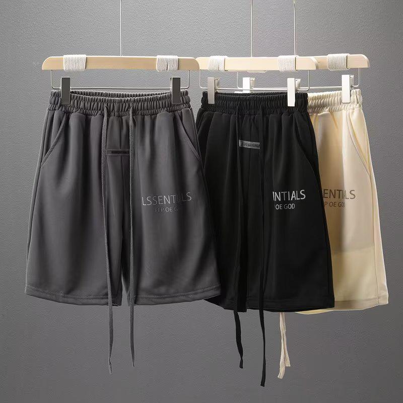 Men's European & American Street Style Summer Sports Wide-Leg Drawstring Shorts