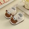 Spring/Autumn Style Walking Shoes 0-1-2 Years Old, Soft-Soled Cartoon Single Shoes for Boys and Girls, 3-6-12 Months Squeaky Shoes.