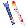 10 Colors Ballpoint Pen Creative Cartoon Shape Retractable Ballpoint Pen 10 In 1 for School Office Supplies Children Kids Gift