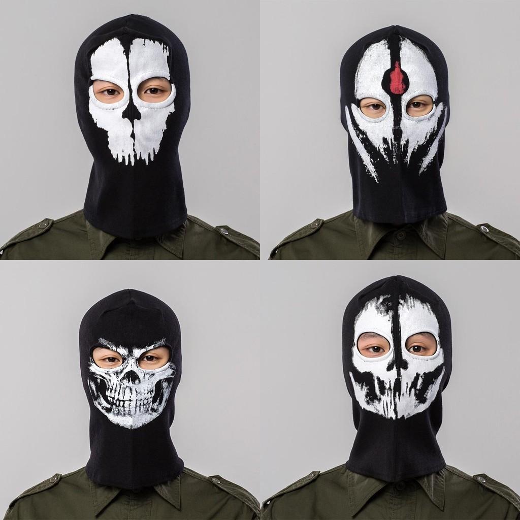 Premium Quality Full Face Skeleton Ghost Skull Mask For Halloween And Biker Events