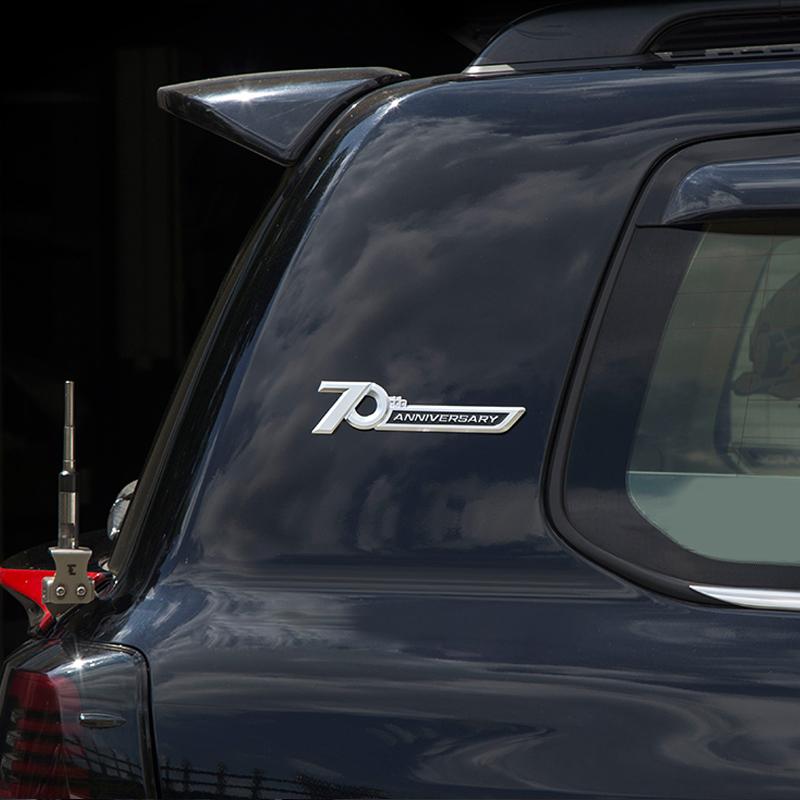For 2008-2022 Toyota Land Cruiser 300 200 Lc300 LC200 70th Anniversary Logo Decoration Label Appearance Decoration Accessories