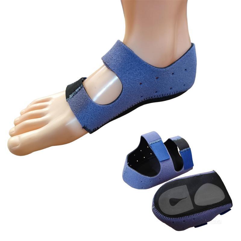 1Pair Adjustable Drop Foot Brace With Dual Fix Straps Breathable Fabric For Foot Injury Recovery Support