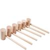 Wooden Batik DIY Kids' Hammer - Handmade Solid Wood Toy Hammer