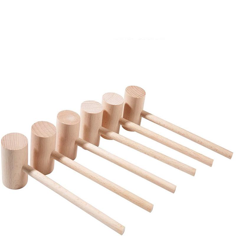 Wooden Batik DIY Kids' Hammer - Handmade Solid Wood Toy Hammer