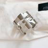 Sleek Multi-layer Geometric Openwork Bracelet for Women - Elegant High-end Fashion Jewelry