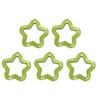 5pcs Acrylic Hollow Flower Charm Star Pendant Spacer Bead for DIY Earring Necklaces Bracelets Jewelry Making Findings
