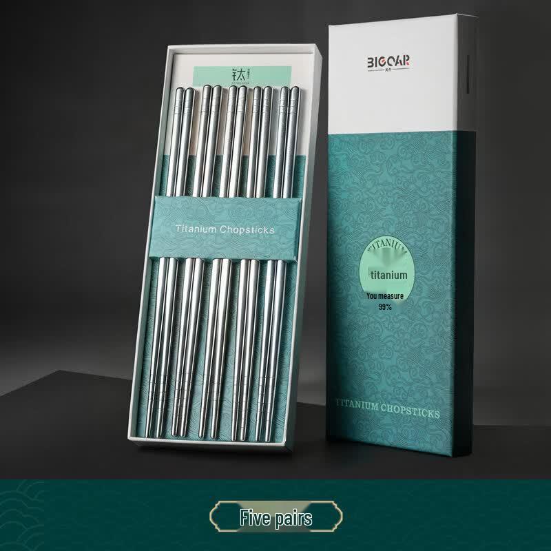 Qiwei Pure Titanium Chopsticks