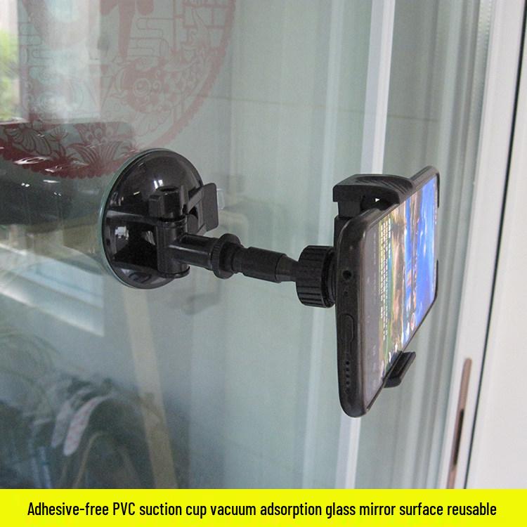 

Mobile Phone Holder with Suction Cup for Glass, Mirror, Tile, or Flat Surfaces – Ideal for Live Streaming and Hands-Free Use