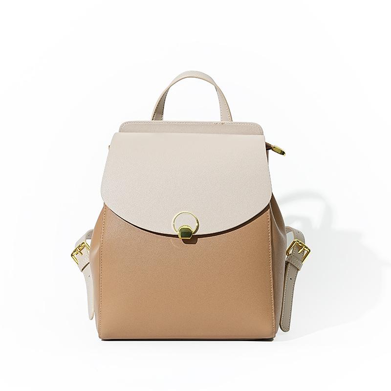 New travel student schoolbag women's shoulder backpack, light luxury fashion lightweight large-capacity girls backpack