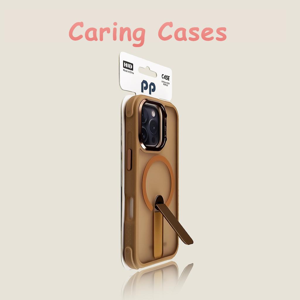 For iPhone 17 Pro Max Case Lake Blue Vertical Stand Magnetic Matte Skin-Feel Cover Compatible with iPhone 16 15 14 13 12