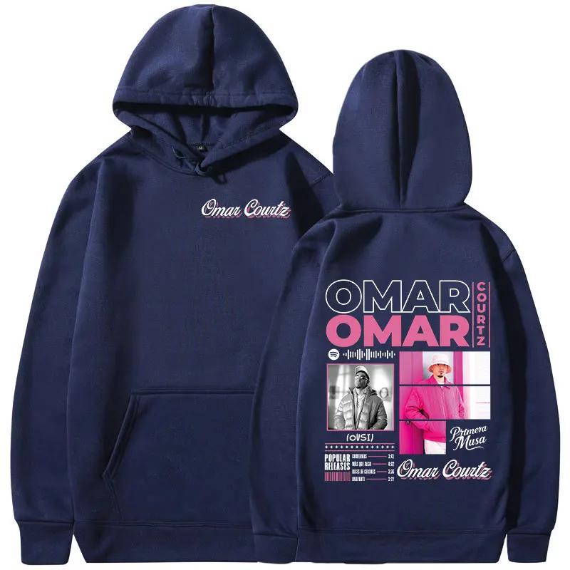 Omar Courtz Primera Musa Album Tour Merch Hoodies Men's Women Clothing Fashion Hooded Sweatshirts Hip Hop Oversized Pullovers