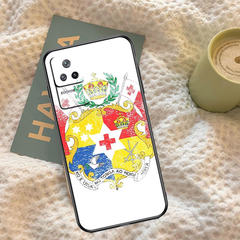 Tongan Coat of Arms Tonga Case For Xiaomi 14T 11T 12T 13T Pro 13 14 15 Ultra POCO X7 Pro X3 X5 X6 M6 F5 F6 Pro Cover