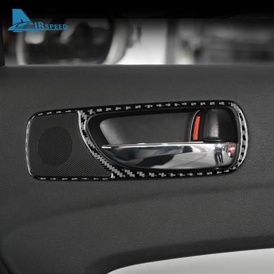Real Carbon Fiber Sticker For Lexus IS IS250 300 350C 2006-2012 Car Rear Door Handle Interior Trim Styling Auto