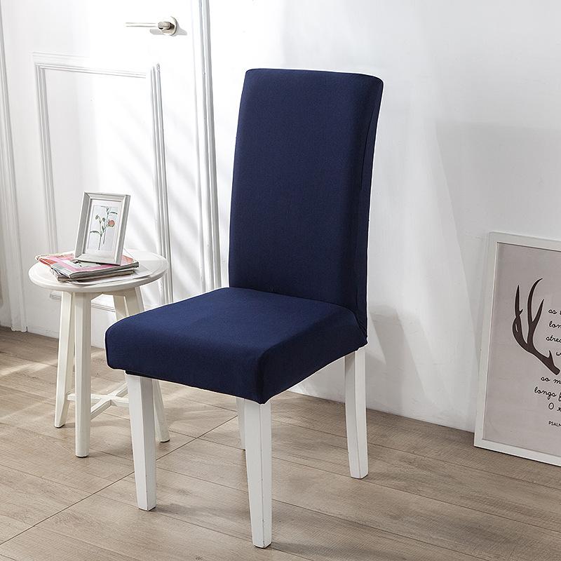 New Color High Gram Heavy Printing Elastic Backrest Integrated Chair Cover Household Hotel Anti-Fouling Dining Table Chair Cover