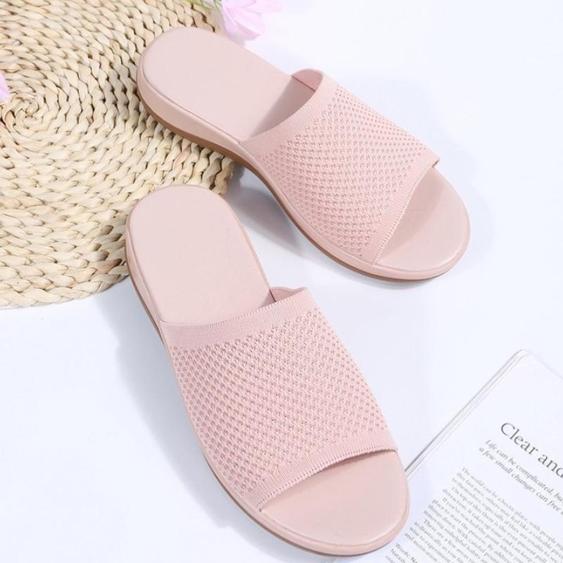 Sandals Women Elastic Force Summer Shoes Women Flat Sandals Casual Indoor Outdoor Slipper Summer Sandals For Beach